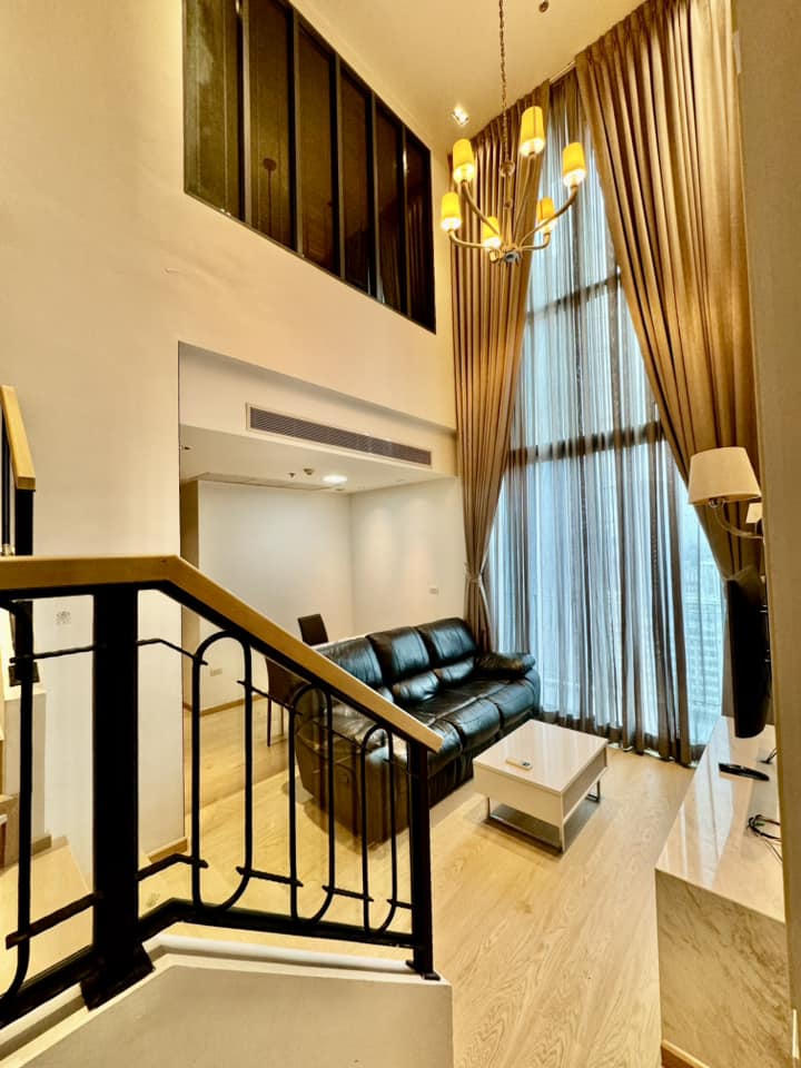 For RentCondoRatchathewi,Phayathai : [Rent]  𝐏𝐲𝐧𝐞 𝐛𝐲 𝐬𝐚𝐧𝐬𝐢𝐫𝐢 Duplex  High floor /room with bathtub / BTS Ratchathewi