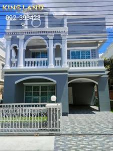 For RentHouseLadkrabang, Suwannaphum Airport : #For rent, 2-storey single house, 3 bedrooms, 2 bathrooms, Suan Luang Ville Village, size 55.6 square wah, Soi Chaloem Prakiat 9, Soi 28, empty house, no furniture, rental price 25,000 baht/month #Can register a company #Accept foreigners