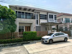 For SaleHouseSamut Prakan,Samrong : House for sale, Bangkok Boulevard, Wongwaen - Theparak, corner plot, near expressway entrance/exit