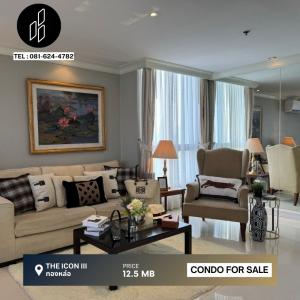 For SaleCondoSukhumvit, Asoke, Thonglor : For sale The ICON III, 2 bedrooms, 3 bathrooms, 123 sq.m. DBC-6-S438