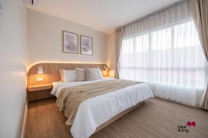 For SaleCondoOnnut, Udomsuk : S Condo Sukhumvit 50 near BTS On Nut, large room, 2 bedrooms, 2 bathrooms