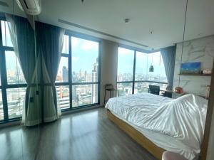 For RentCondoSukhumvit, Asoke, Thonglor : Condo for rent, Rhythm Ekkamai, 38 sq m, near BTS Ekkamai