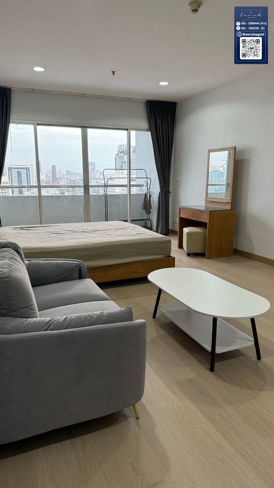 For RentCondoRatchathewi,Phayathai : 💙For rent Platinum Condominium, spacious room, very good location, BTS Chidlom💙 Call 062-2962295 Ni// Line id: @enrichagent