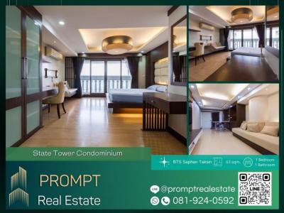 For RentCondoSathorn, Narathiwat : ST12786 - State Tower Condominium : State Tower Condominium