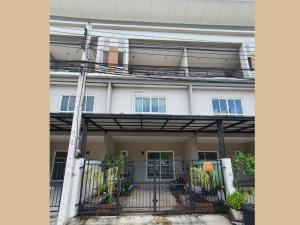 For SaleTownhouseNonthaburi, Bang Yai, Bangbuathong : For sale: 3-storey townhouse, Vision Smart Life, last garden in front (can be used as an office)