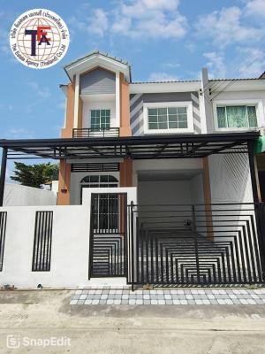 For SaleTownhouseMin Buri, Romklao : For sale 2-storey townhouse, Lancio Ramkhamhaeng-Wongwaen (Miss Teen), Keha Romklao 64, Ratchadaphisek, along the Eastern Ring Road, Orange Line, Sukhapiban 3, Si Rat Expressway, Seri Thai, Nawamin, Bangkapi, Lat Krabang, Airport Link Thap Chang, Ramkhamh