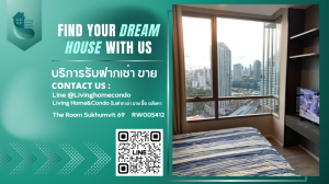 For RentCondoOnnut, Udomsuk : For rent The Room Sukhumvit 69, beautiful room, fully furnished, ready to move in LH-RW005412