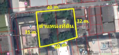 For SaleLandRatchadapisek, Huaikwang, Suttisan : Land with buildings 338 sq.wah. Soi Ratchadaphisek 13 (Inthamara 47)