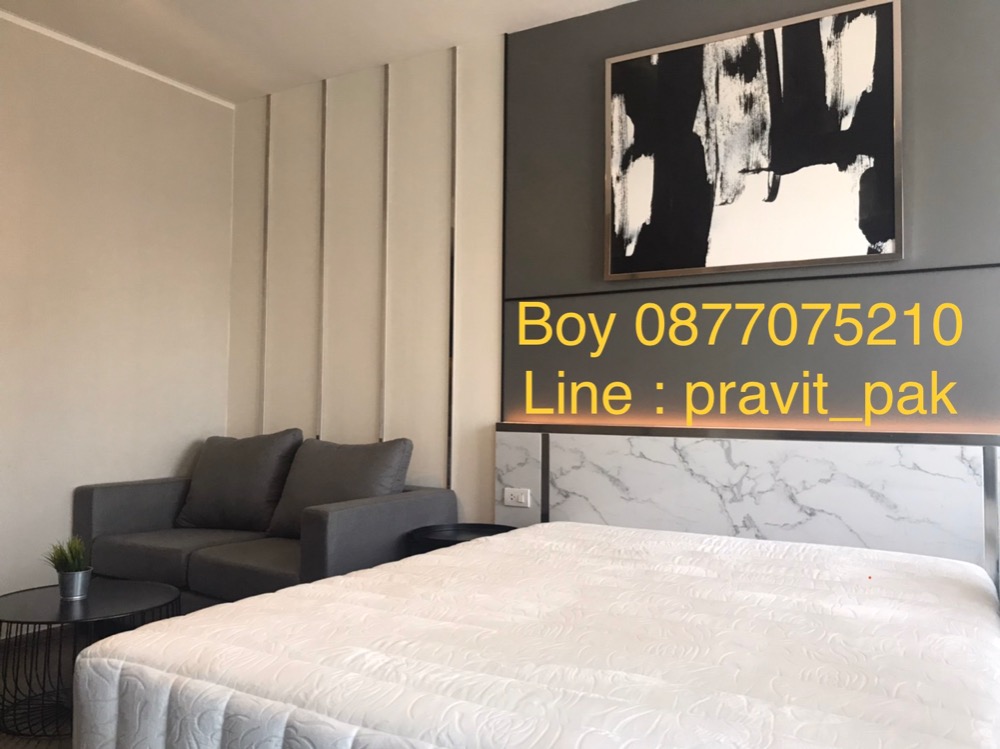 For SaleCondoOnnut, Udomsuk : Urgent sale, Ideo Sukhumvit 93, next to BTS Bang Chak, Studio room 26 square meters, price 3.49 million, all transfer fees paid, Fully Fur, best price guaranteed.