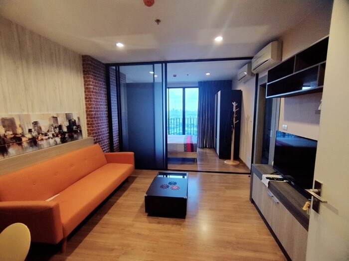 For RentCondoBang Sue, Wong Sawang, Tao Pun : 💥💥For Rent💥 The Tree Interchange, size 36 sq m., 37th floor, Building A, fully furnished, ready to move in at the end of October 2024💥💥