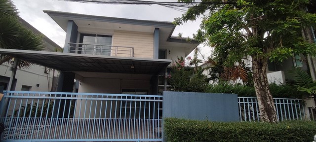 For RentHouseKaset Nawamin,Ladplakao : 2-story detached house for rent, ready to move in, Lat Pla Khao Kaset Nawamin area, Areeya Metro Village. Kaset-Nawamin Pets allowed Areeya Metro Kaset-Nawamin