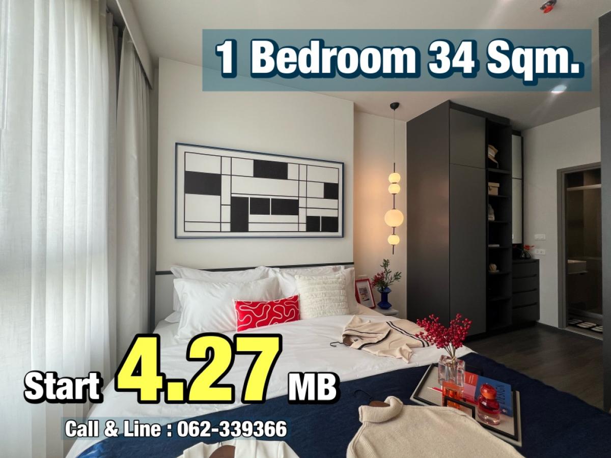 For SaleCondoOnnut, Udomsuk : Studio 29.5 sqm. 1x floor, sale 3,590,000 baht Ideo Sukhumvit-Rama 4