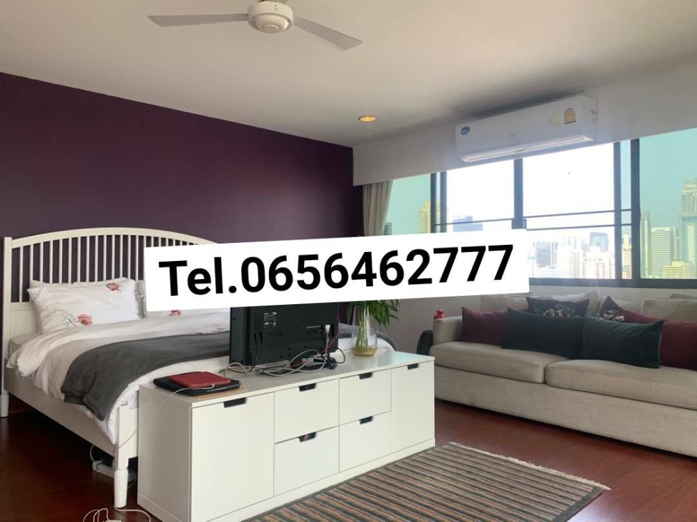 For RentCondoSukhumvit, Asoke, Thonglor : (Code A05086301) Building for rent, Mano Tower, Sukhumvit 39 (near New Petchburi Exit), 17th floor, 4 bedrooms, 4 bathrooms, 1 living room, 1 maid room + bathroom, kitchen, 350 sq.m. 65,000 /month