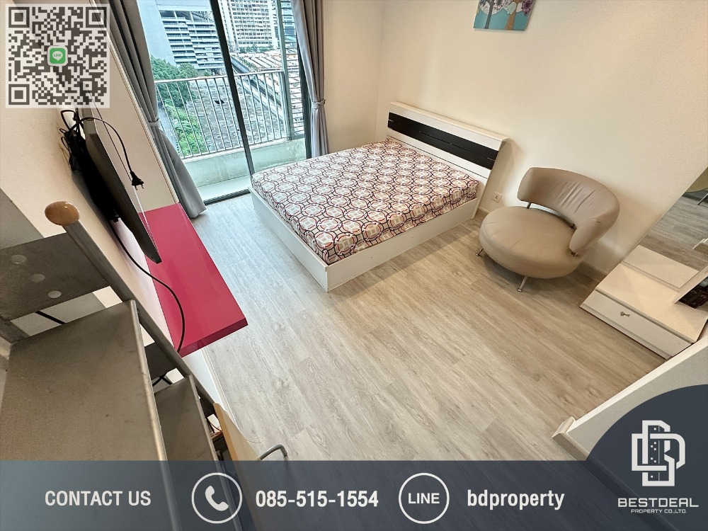 For RentCondoRama9, Petchburi, RCA : Bestdeal  FOR RENT Studio 22 sqm. Rental 12,500 THB /month CONDO “Ideo Mobi Rama 9” Near Phraram Kao 9 MRT Station 80 meters