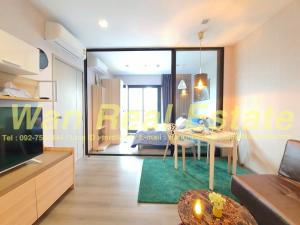 For RentCondoRattanathibet, Sanambinna : Condo for rent, politan rive, size 30 sq m, 18th floor, full furniture Ready to move in, economical price