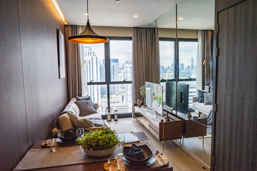 For RentCondoSukhumvit, Asoke, Thonglor : +++ Urgent rent+++ ASHTON ASOKE ** 1 bedroom, size 31 sq m., fully furnished, ready to move in.