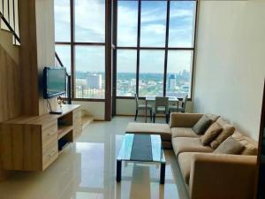 ให้เช่าคอนโดสุขุมวิท อโศก ทองหล่อ : for rent Duplex 1 bed 2 bath 82.66 sqm