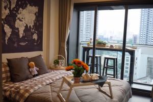 ให้เช่าคอนโดพระราม 9 เพชรบุรีตัดใหม่ RCA : for rent The Line Asoke ratchada 1 bed