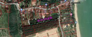 For SaleLandChumphon : Land for sale 8-3-77.6 rai next to the highway Nong Bua - Don Khae. Near the beach Ban Nong Bua, Chumphon