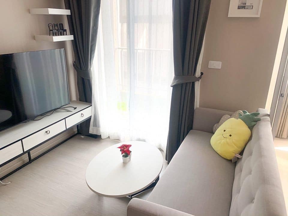 For RentCondoBang Sue, Wong Sawang, Tao Pun : 🥳 Condo for rent: Chapter one Shine Bang Pho, 1 bedroom, clean and cute room.