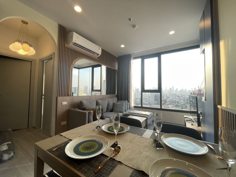 For RentCondoSukhumvit, Asoke, Thonglor : +++Urgent rent+++ XT Ekkamai near BTS Ekkamai** 2 bedrooms, 53.5 sq m, ready to move in!!!