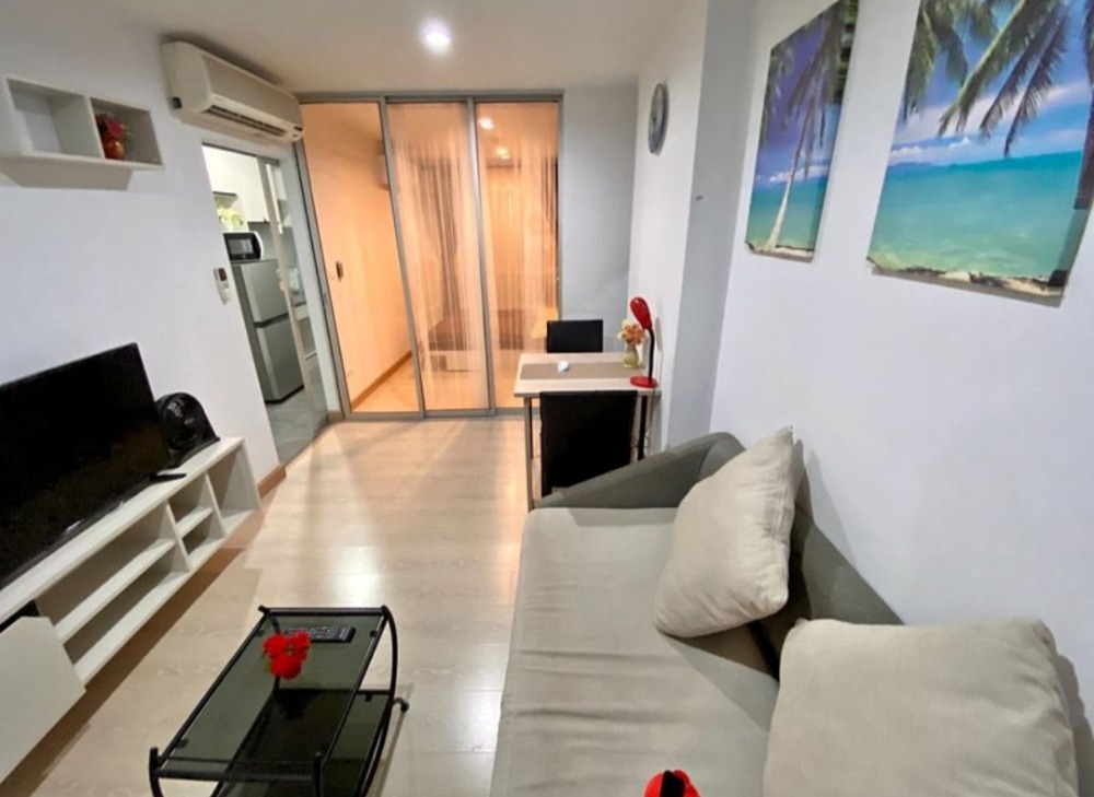 For RentCondoSamut Prakan,Samrong : 🛟Condo for rent: The Kith plus Sukhumvit 113, near BTS Samrong, beautiful room, washing machine, 28 sq m, only 7000--