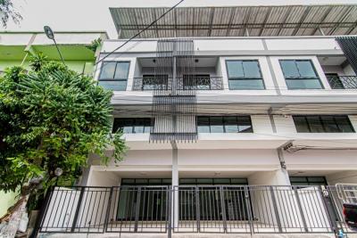 For SaleTownhouseRama 2, Bang Khun Thian : Townhome for sale, 2 units, 3 floor n Roof, Soi Bang Kradee 21, Rama 2 400 sqm. 32 sq.wa, 3 bath, ready to move in, suitable for home office