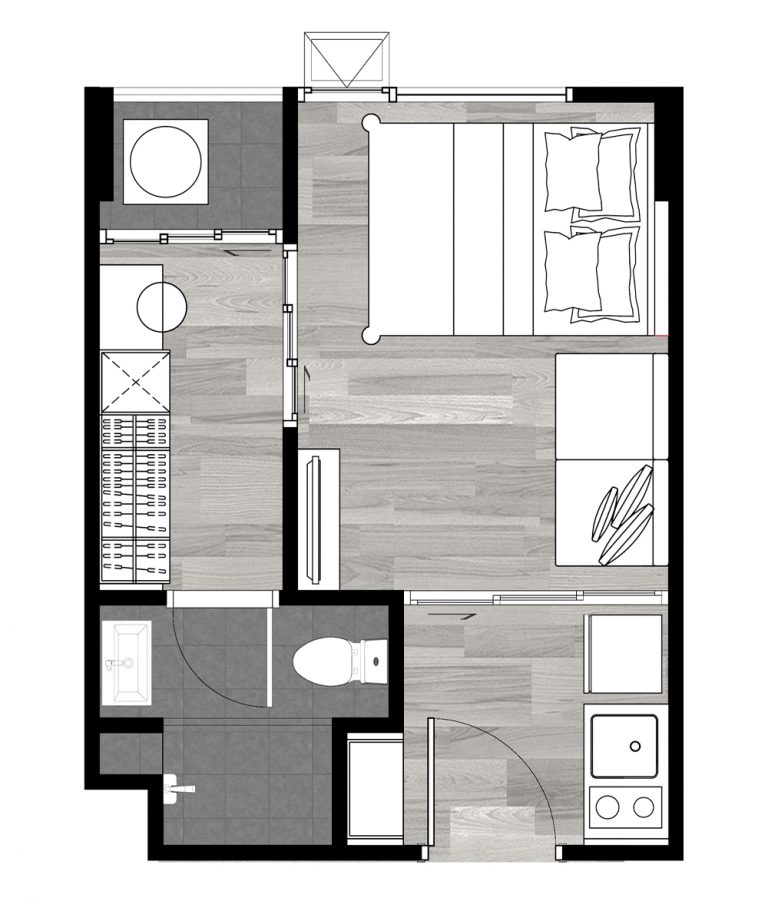 Sale DownCondoSamut Prakan,Samrong : Origin Sailuat E22 North and east rooms are not hot.