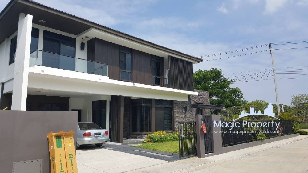 For SaleHouseBangna, Bearing, Lasalle : 4 Bedroom House For Sale in Manthana Srinakarin Bangna, Bang Kaeo, Samut Prakan