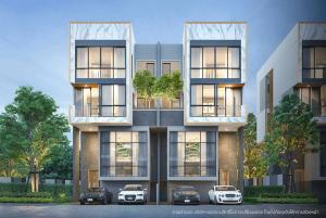 For SaleTownhouseKasetsart, Ratchayothin : Semi-detached house 3.5 floors Aiden Kaset-Phaholyothin IDEN Kaset-Phaholyothin Soi Wat Lat Pla Khao