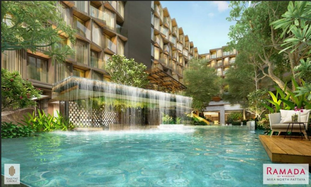 For SaleCondoPattaya, Bangsaen, Chonburi : RAMADA MIRA NORTH PATTAYA Ramada Mira North Pattaya (Wong Amat Beach, North Pattaya) The first luxury condominium for investment in North Pattaya. high return on investment 6% rental guarantee for 5 years*