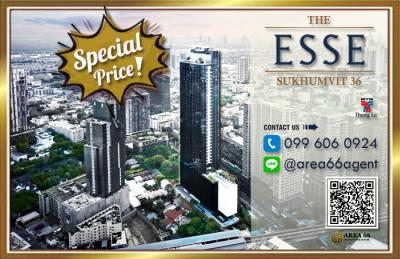 For SaleCondoSukhumvit, Asoke, Thonglor : For Sale The Esse Sukhumvit 36 Nearby BTS Thong Lo