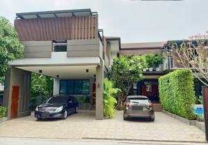 For SaleHouseOnnut, Udomsuk : 2 storey detached house for sale, Sukhumvit 71, Soi Pridi Banomyong 14, ready to move in, with a swimming pool.