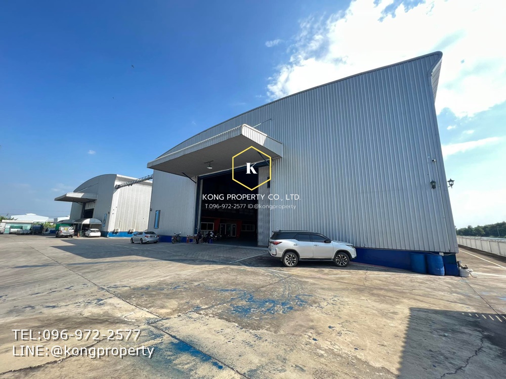 For RentWarehousePathum Thani,Rangsit, Thammasat : Warehouse for rent, warehouse area 2,520-5,040 sq m, next to the main road, good location, Lat Lum Kaeo District, Pathum Thani Warehouse for rent, on the main road, good location, Lat Lum Kaeo District, Pathum Thani