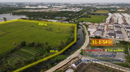 For SaleLandNakhon Pathom : Land for sale, Phutthamonthon Sai 5, Bang Toei Subdistrict, Nakhon Pathom Province (near Mahidol University + near Central Salaya) 31-1-54 rai # is a location to build a village dedicated allocation project