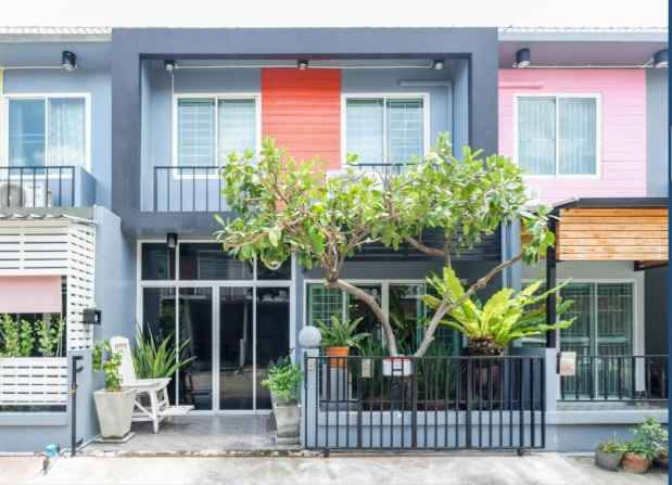 For RentTownhouseChaengwatana, Muangthong : Townhome 3 bedrooms, 2 bathrooms, fully furnished, pets allowed, near Suan Somdet Intersection, Sri Saman Road