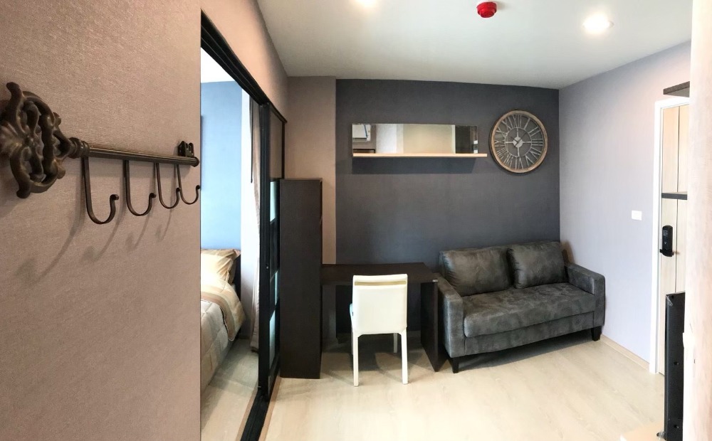 For RentCondoBangna, Bearing, Lasalle : 🛟Condo for rent: The Excel Groove Lasalle 52 Lasalle, near BTS Bearing/Sri Lasalle, beautiful room, fully furnished, has a washing machine, size 28 sq m, only 8500-