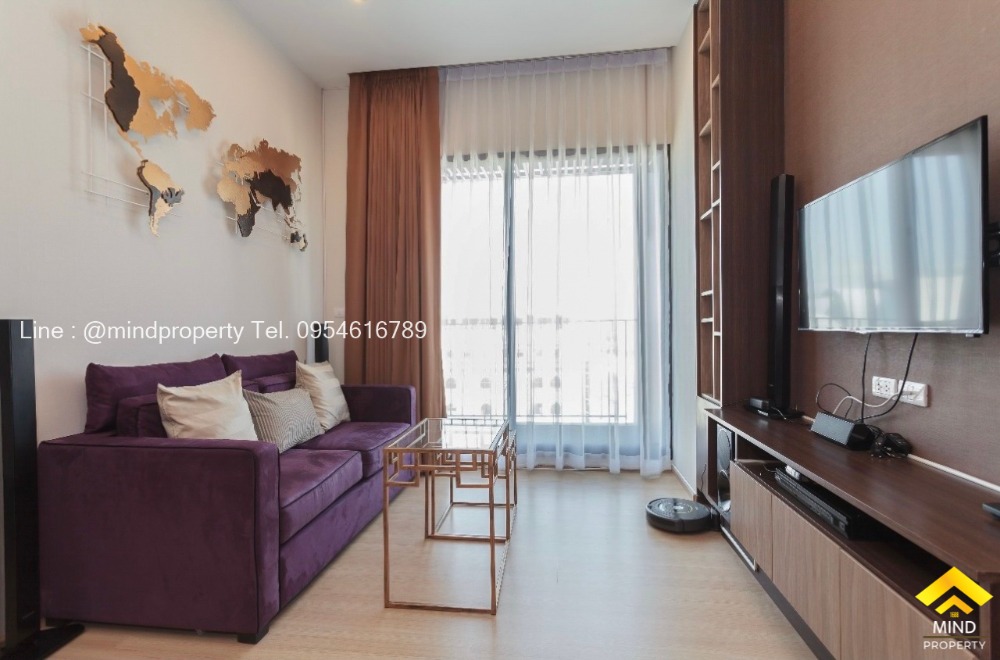 For SaleCondoRama9, Petchburi, RCA : Urgent sale, luxury condo in the heart of the city, The Capital Ekkamai-Thonglor, large corner room, near Airport Link Ramkhamhaeng