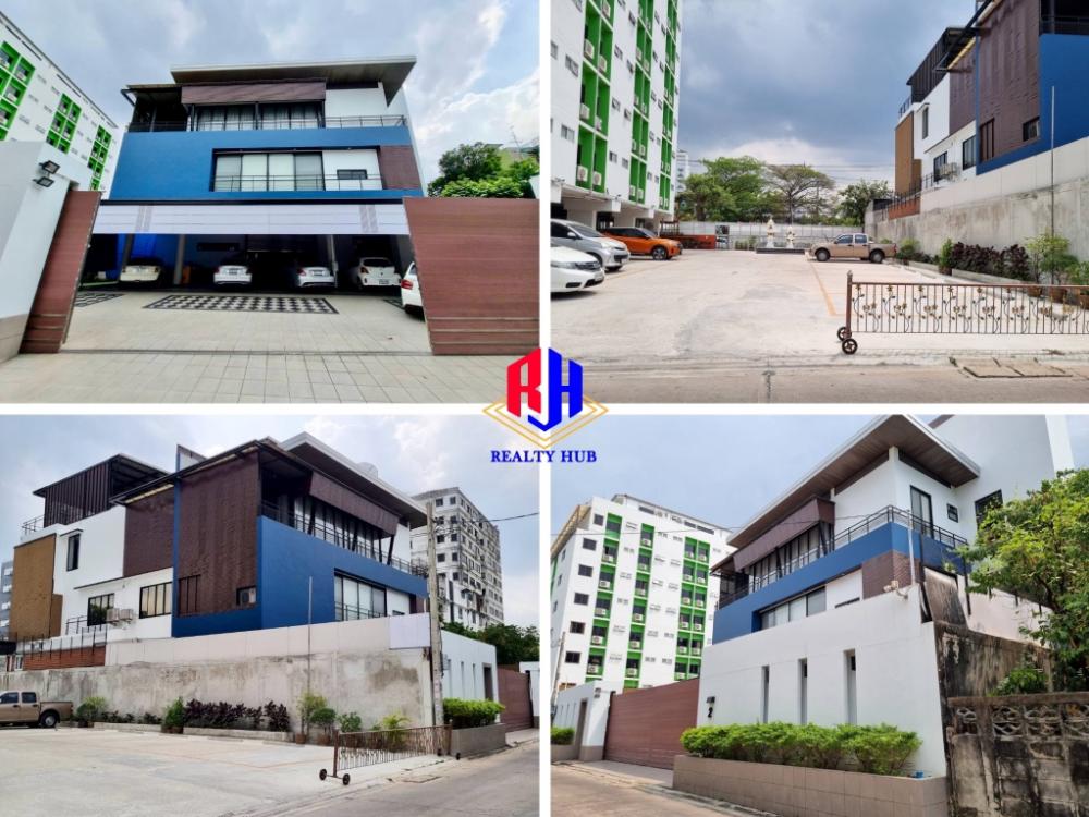 For SaleOfficeChaengwatana, Muangthong : Office for sale, Krarai Intersection, Ngamwongwan Soi 2, Tiwanon, can exit the expressway, 1,600 sq m, with elevator, parking for 10+10 cars, 9 bedrooms, 14 bathrooms