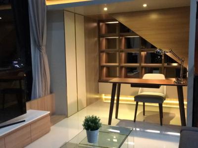 For SaleCondoPattaya, Bangsaen, Chonburi : [Owner] Sale The Sky Sriracha with Japanese tenants behind Keen, next to AEON MALL, Duplex room, 21st floor, City and Sea View, size 1 bedroom, 65 sqm.