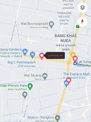 For SaleLandBang kae, Phetkasem : Land sell 219.2 Sq. Wa on Phet Kasem 63/2 Rd in Lak Song Niwet Village Near MRT Lak Song, The Mall Bang Khae, Big C Phet Kasem