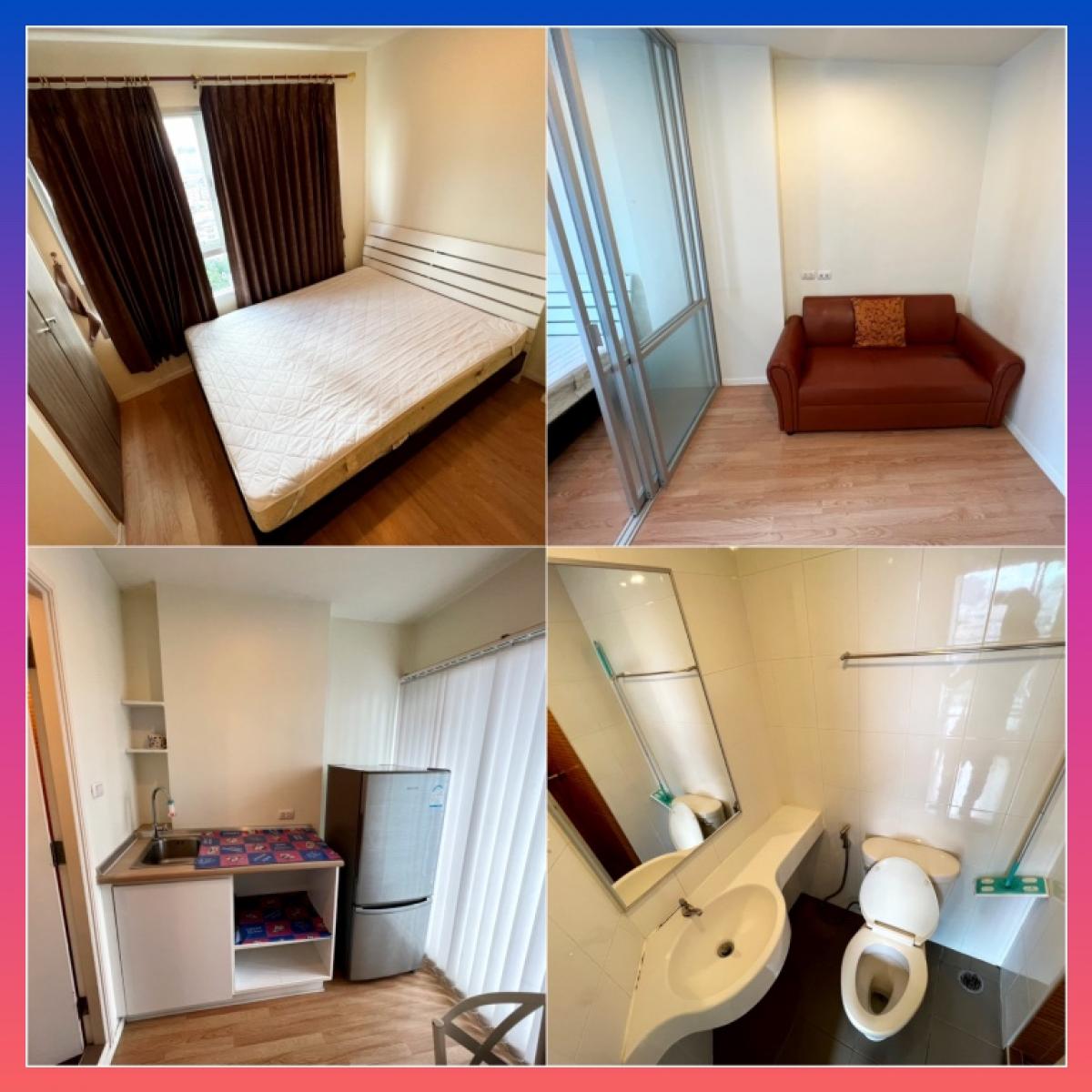 For RentCondoSeri Thai, Ramkhamhaeng Nida : Lumpini Ramkhamhaeng 60/2 for rent near Lam Sali, The Mall Bang Kapi, Wat Sri Bunrueang Pier, Khlong Saen Saep, Seri Thai, NIDA nida