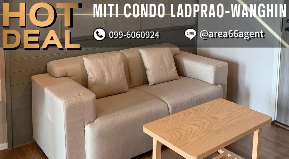 For SaleCondoKasetsart, Ratchayothin : 🔥 For sale!! Condo Miti Lat Phrao-Wang Hin