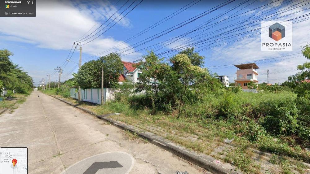 For SaleLandPhutthamonthon, Salaya : Cheap land for sale, Phutthamonthon Sai 3 Road, in the Chatchada Villa project.