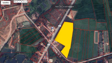 For SaleLandNong Khai : Land for sale in Sri Chiang Mai, Nong Khai, near Sri Chiang Mai Hospital, 8 rai 1 ngan, 82 square wah