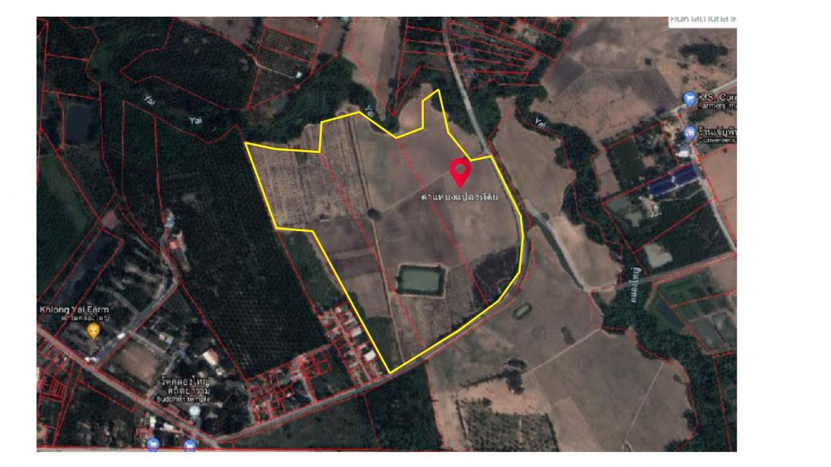 For SaleLandSriracha Laem Chabang Ban Bueng : 📍 Land for sale 80-0-88 rai, Chonburi - Ban Bueng, with water all year round, near the motorway, 950,000 baht per rai ✨