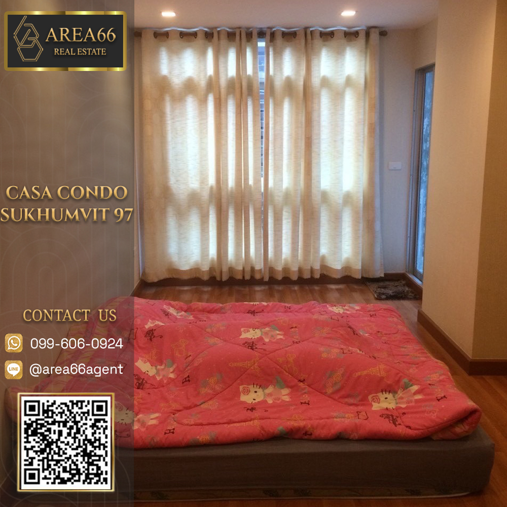 For SaleCondoOnnut, Udomsuk : 🔥 For sale!! Condo Casa Condo Sukhumvit 97