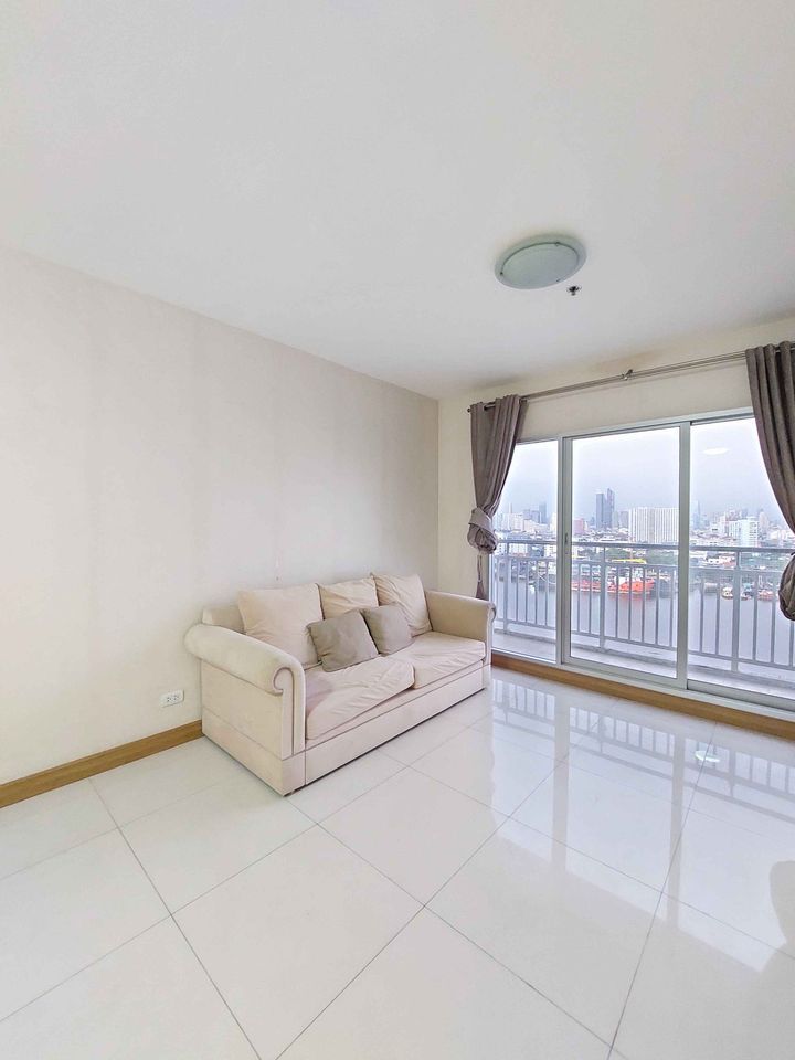 For SaleCondoRathburana, Suksawat : Urgent sale, sell below cost, condo on the Chao Phraya River, 1 bedroom, size 67 sq m., Front River View, cheap price