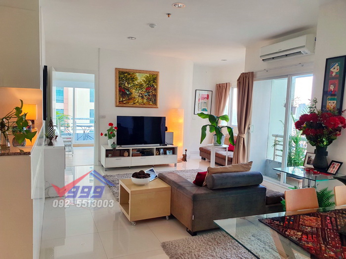 For SaleCondoPattanakan, Srinakarin : Urgent sale, owner moves country, corner room, 3 bedrooms, The Fourwings Residence on Srinakarin Road, Hua Mak.