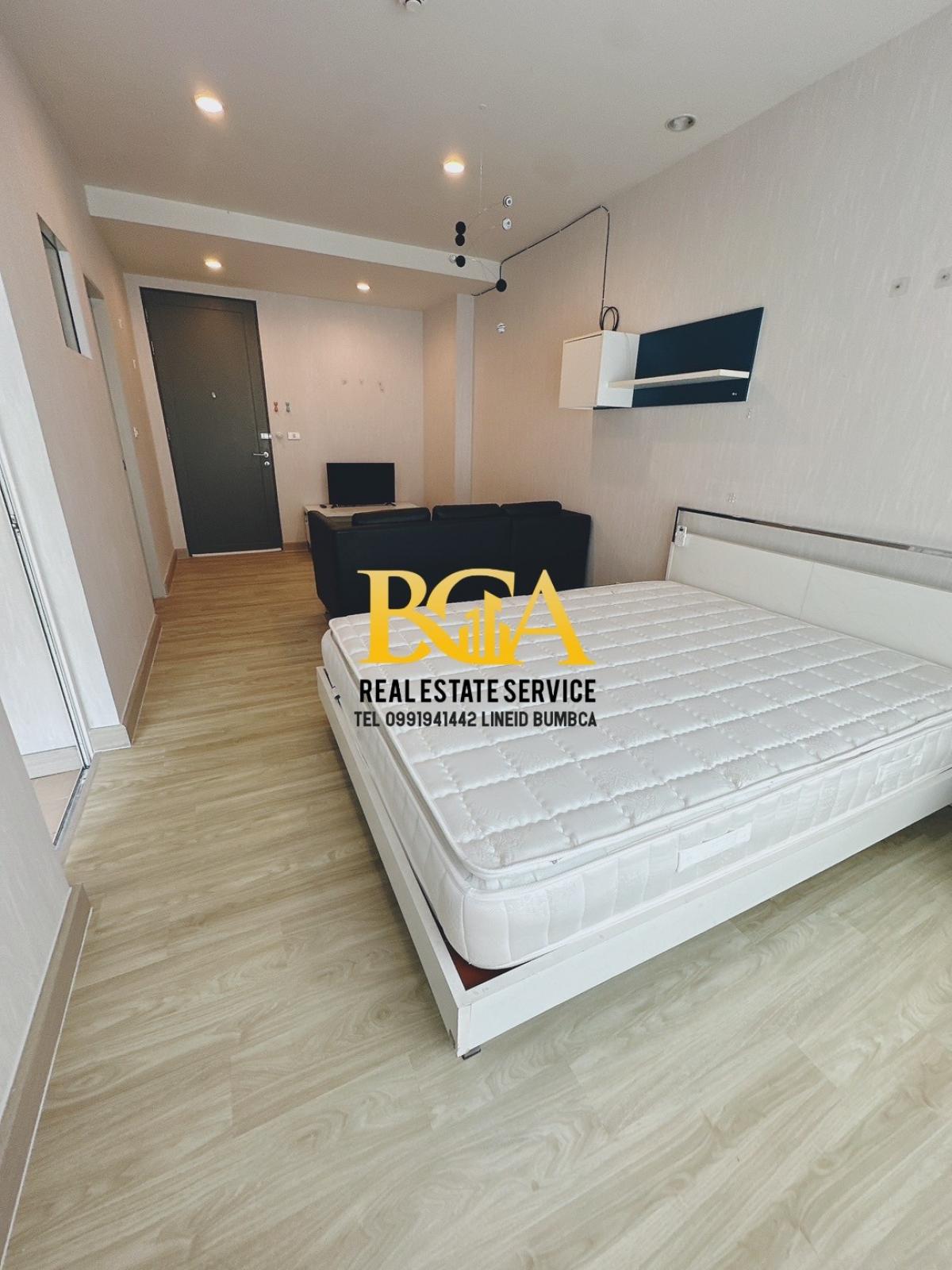 For RentCondoChaengwatana, Muangthong : Condo for rent at The Urbana Nonthaburi near Pak Kret Intersection, Studio room 28 sqm, 5th floor, complete furniture and appliances